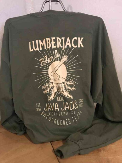 Product photo for our latest lumberjack blend t-shirt trademark design