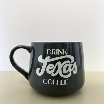Grey Crescent Drink Texas Coffee Mug